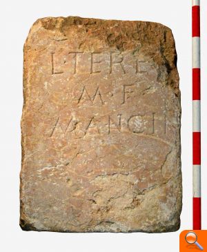 Identifican la inscripción con el nombre del personaje enterrado en la torre funeraria romana de Sant Josep - (foto 2)